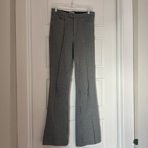 Anthro houndstooth trousers, sz 4